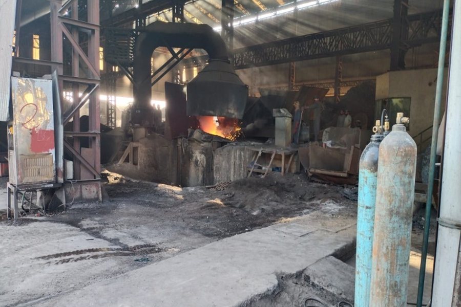 Furnace operations inside a steel re-rolling plant assessed by NEST